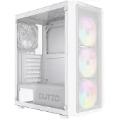 Dutzo C321 Mesh TG ARGB - Gehäuse - Miditower - Weiß