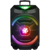 N-Gear THE FLASH 1550D | Tragbarer Bluetooth-Lautsprecher mit Lichtshow und Mikrofon