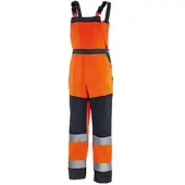 TeXXor Warnschutz-Latzhose "BUFFALO" orange/marine - 30