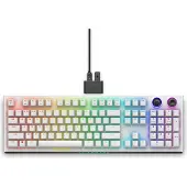 Alienware Tri-Mode AW920K, Volle Größe (100%), Verkabelt & Kabellos, USB + RF Wireless + Bluetooth, Mechanischer Switch, RGB-LED, Weiß