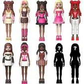 Roblox Dress To Impress - Mystery Small Doll - 18Er Cdu, Mini-Puppe, Weiblich, 6 Jahr(e), Junge/Mädchen, Gemischte Farben
