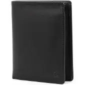 Esquire Leder Geldbörse Logo Left - Hander Wallet Black schwarz