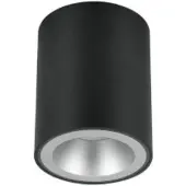 Sylvania Smart LED Aufbauspot schwarz | mit Leuchtring | Warm - Tageslichtweiß | RGB Deckenstrahler dimmbar | Aufbauleuchte kompatibel mit App, Alexa, Siri