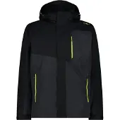 CMP Man Jacket Zip Hood Detachable Inn.jacket Nero-Antracite Nero-Antracite 50