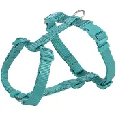 Trixie Premium H-Geschirr - aqua - 60–87 cm/25 mm