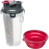 Trixie Futter- und Wasserbehälter für unterwegs 2 x 0,35 ltr