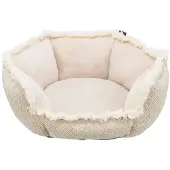 Trixie Boho Hundekorb - 50 x 50 cm - Sand/Beige