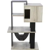 Trixie Kratzbaum CityStyle - grau/schwarz - 98 cm