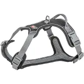 Trixie Premium Active Geschirr - schwarz - 69–87 cm/25 mm