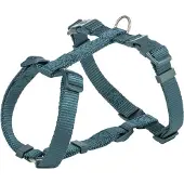 Trixie Premium H-Geschirr - petrol - 60–87 cm/25 mm