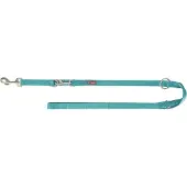 Trixie Hondenriem Premium Verstelbaar Aqua Blauw - 200X2 Cm