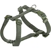Trixie Premium H-Geschirr - olivgrün - 60–87 cm/25 mm
