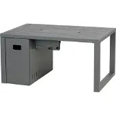 Buschbeck Loungetisch 'Lagos', grau, ca. 115 x 75 x H58 cm