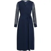 Vila Vifalia Langarm Maxikleid
