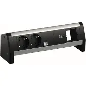 Bachmann DESK 2xSchutzkontakt USB C, USB Charger 30W 1xABD GST18
