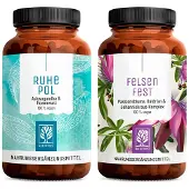 NATURTREU Anti-Stress Paket: Ruhepol & Felsenfest - 98,4 g