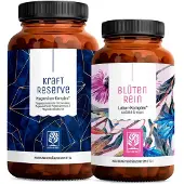 NATURTREU Bestseller-Paket: Blütenrein und Kraftreserve - 266,8 g Kapseln