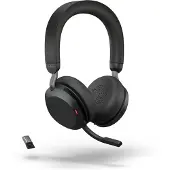 Jabra Evolve2 75 USB-A Kabelloses Office-Headset Schwarz