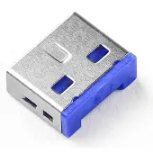 Smartkeeper ESSENTIAL USB-A Port Lock (UL03) (Farbcode Dunkelblau, 10 Stück)