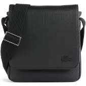 Lacoste Umhängetasche Men's Classic Flap Crossover Bag Noir schwarz
