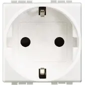 Legrand BTicino N4141AN Schuko Steckdose m.erh.Berührungsschutz SL Weiß