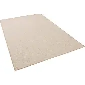 Snapstyle Sisal-Optik Designer Flachgewebe Teppich Pure Beige Meliert, Größe:100x200 cm