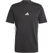 Adidas T-Shirt SPORTSWEAR "M 3S SJ T", Herren, Gr. M, schwarz-weiß (schwarz, weiß), Obermaterial: 100% Baumwolle, normal, Shirts T-Shirt, mit Rundhalsausschnitt, ohne Verschluss, aus Baumwolle