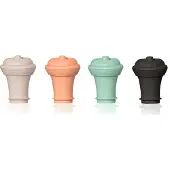 VacuVin wijnstopper 4 stuks met diverse kleuren