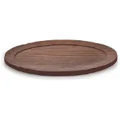 Serax Tablett Oval Silhouette Dark Brown 30 x 21 cm