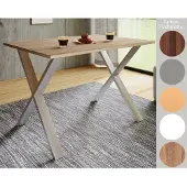 VCM Premium Holz Esstisch | H. 76 x B. 80 x T. 80 cm | Küchentisch Speisetisch Tisch Xona X