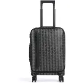 Lacoste Trolley The Blend Suitcase Monogram Noir Gris schwarz 56cm