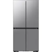 Samsung Series 8 RM60F French Door SpaceMax mit Hybrid Cooling und AI Energy Mode, , Freistehend, French door, Edelstahl, 4 Tür(en), Real Stainless, R600a