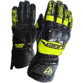 MUGENRACE Le-Vi Sport Schwarz Neon Gelbe Handschuhe Größe S