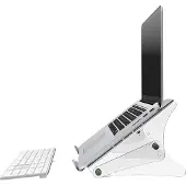 Dataflex Addit Notebookerhöhung - verstellbar 450, Transparent, 38,1 cm (15 Zoll), Acryl, 6 kg, 134 - 204 mm, 350 mm