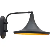 Bamyum Wandleuchte Innen aus Metall Schwarz-Gold, Wandlampe Innen, Wanddeko Wandlampe Badezimmer, Wandleuchte Schlafzimmer, Deko Wohnzimmer - Schwarz