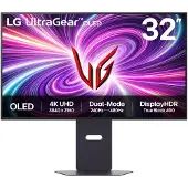 LG 32GS95UV-B, 81,3 cm (32"), 3840 x 2160 Pixel, 4K Ultra HD, OLED, 0,03 ms, Schwarz