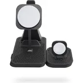 ZENS 4-in-1 - Kabelloses Ladegerät - modular, mit iPad-Ladeständer + AC-Netzteil - 30 Watt - auf Kabel: USB-C - Schwarz - für Apple AirPods with MagSafe Charging Case, AirPods Pro, iPhone 12, 13, 14