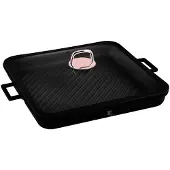 Berlinger Haus Haus Grillpfanne mit Deckel Black Rose Collection