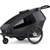 Croozer Kinderanhänger Kid Yuuna modularer Premium-Fahrradanhänger