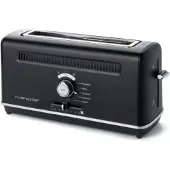 Riviera & Bar QGP669, 2 Scheibe(n), Schwarz, Edelstahl, Chrom, Tasten, Drehregler, 1010 W, 410 mm