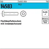 F. REYHER Nchfg. GmbH & Co. KG Flachkopfschraube ISO 14583 m.Innensechsrund M 8 x 20 A 2