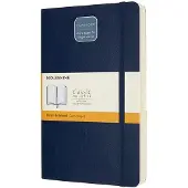 Moleskine Classic Soft Cover Notebook Expanded Blue Ruled