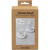 Creativ Company Silikonformen, Kerzenständer, H: 6,5 + 7,5 cm, T 7,3 cm, 2 Stück 1 Box