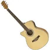 Gear4Music Single-Cutaway-Linkshänder-Electro Akustikgitarre von