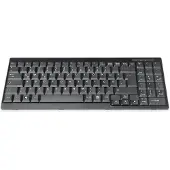 Digitus Tastatur passend für TFT-Konsolen, deutsches Layout, Mini, Mechanischer Switch, QWERTY