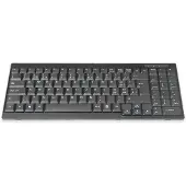 Digitus Tastatur passend für TFT-Konsolen, schweizer Layout, Volle Größe (100%), Kabelgebunden, Schwarz
