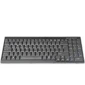 Digitus Tastatur passend für TFT-Konsolen, türkisches Layout, Volle Größe (100%), Kabelgebunden, Schwarz