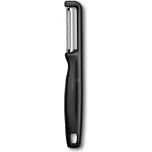 Victorinox Iota Sparschäler, gezahnt, zweischneidig, schwarz