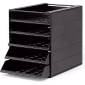 Durable IDEALBOX BASIC 5, Schwarz, C4, 5 Schublade(n), 250 mm, 32,2 cm, 332 mm