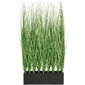 Creativ Green Kunstgras "Raumteiler Miscanthusgras", grün, B:38cm H:80cm T:12cm, Kunststoff, Kunstpflanzen, Kunstgras, in UV-beständiger Ausführung